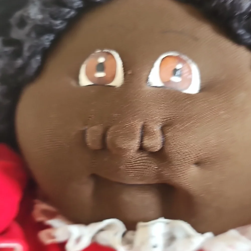 Vintage 1978 Xavier Roberts cloth African Cabbage Patch Kids doll Little People